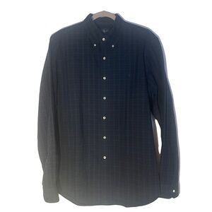 Ralph Lauren Men's navy/green button-Down Shirt size large